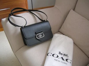 Coach schwarze Leder Tasche zeitlos & edel auch Crossbody NEU! 595,-€ - Bild 1 von 16