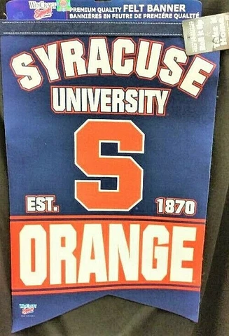 Syracuse Orange Premium Felt Banner Cover