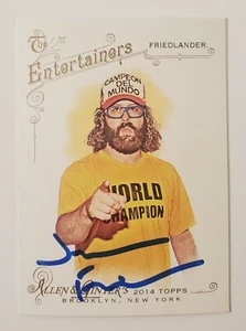 Judah Friedlander signiert Allen & Ginter #30 2014 Karte Auto Komiker Schauspieler RAD - Bild 1 von 1