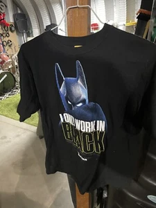 Lego The Batman “I Only Work In Black” Youth XL T-shirt - Picture 1 of 2