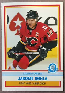 2009-10 O-Pee-Chee Box Bottom Jarome Iginla Calgary Flames - Imagen 1 de 2