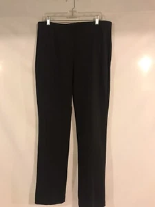Chico's Women's Pull On Ponte Knit Straight Leg Pants Charcoal Gray SZ 2 (12/14) - Picture 1 of 7