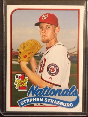 2020 Topps Throwback Thursday TBT #134 Stephen Strasburg Washington Nationals - Image 1 of 2