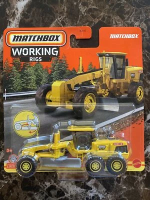 Plataformas de trabajo Matchbox 2023 MBX Road Grader amarillo 10/16 diecast envío combinado Foto 1 de 3