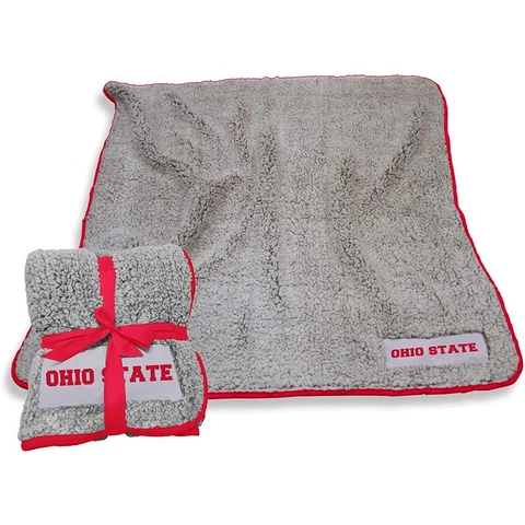 Ohio State Buckeyes Frosty Fleece Blanket Cover