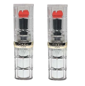 Pack of 2 L'Oreal Paris Colour Riche Shine Lipstick, Luminous Coral # 916 - Picture 1 of 5