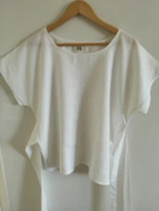 Muse the label Linen shirt white long ties - Picture 1 of 7