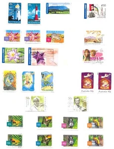 AUSTRALIA ALBUM PAGE OF 26 FINE USED SOUND STAMPS SG2188-2276 NOT SEQUENTIAL - Picture 1 of 3