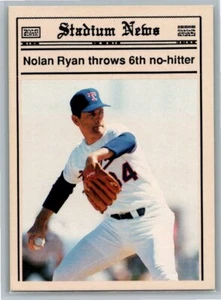 Nolan Ryan 1990 Stadium News Special Edition (unlicensed) #NNO Texas Rangers HOF - Picture 1 of 2