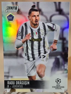 Radu Dragusin 2020-21 Topps Stadium Club Chrome UCL Refractor #13 Rookie RC - Foto 1 di 2