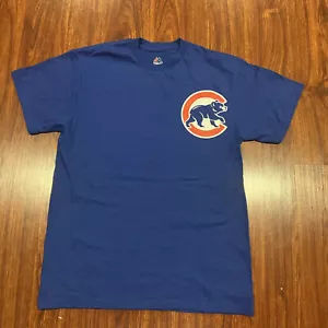 Majestic Maglietta Uomo Chicago Cubs Blu Medium M Baseball MLB - Foto 1 di 5