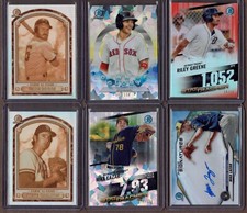 19/20 BOWMAN CHROME STEVE CARLTON # FTF-SC FARM TO FAME REFRACTOR CARDINALS