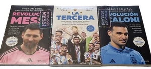 lot 3 books Revolución Messi la terce Y Scaloni + Stickers De Regalo Edul Y Wall - Imagen 1 de 7