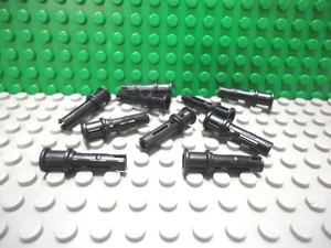 Lego 10 Negro Technic 3L Pin Conectores con tope de arbusto NUEVO - Imagen 1 de 1