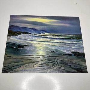 FRAMED "EVENING TIDE" ART PRINT BY MAURICE MEYER, WINDE FINE PRINTS, NO. 216 - Picture 1 of 8