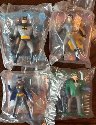 Batman мультсериал 1993 McDonalds Happy Meal игрушки запечатанный лот из 4 - Изображение 1 из 4