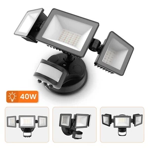 4000lm LED Security Outdoor Light Motion Sensor IP65 Waterproof Wall Lamp - Picture 1 of 12