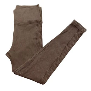 Seamless Ribbed Leggings XSmall/Small Dusty Rose - Picture 1 of 6