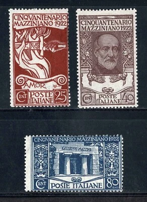 Italy 1922 Patriot and Writer Full Set Never Used - Image 1 of 2
