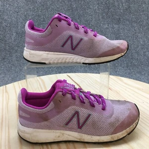 New Balance Shoes Youth 2.5 455V2 Running Sneakers Purple Lace Up Low YK455VV - Picture 1 of 19