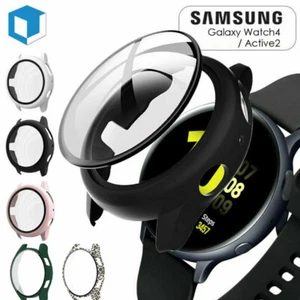 Voll Schutzhülle Mit Displayschutz Fr Samsung Galaxy Uhr 4 Aktiv 2 40/44mm * 〒 - Picture 1 of 13
