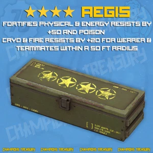 FALLOUT 76 [PC] ⭐⭐⭐⭐ x5 AEGIS LEGENDARY RAID MOD BOX [5 PCS] - Picture 1 of 1