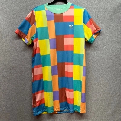 Adidas Vestido Mujer S Multicolor Originales Verano Surf Camiseta Trifolio HC7059 Foto 1 de 4