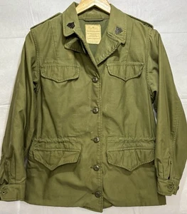 USMC Jacket OG-107 Woman’s Field Military Coat Vintage Cotton Olive Size 10 REG - Picture 1 of 12