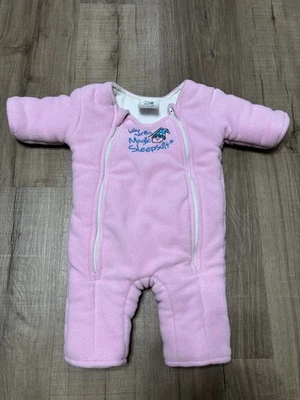 Traje de Dormir Bebé Merlín Mágico Rosa Talla Pequeña, 3-6 Meses Vellón Foto 1 de 4