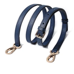 Tracolla in pelle incrociata 1,2/1,8 cm ricambio borsa tracolla manico - Foto 1 di 14