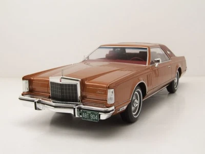 Lincoln Continental Mk V 1978 Modello Auto In Rame 1:18 MCG - Immagine 1 di 4