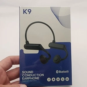 K9 Bone Conduction Headphones Bluetooth Wireless Earphones with Mic Running... - Picture 1 of 3