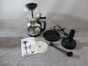 KitchenAid KCM0812MS Vacuum Siphon Coffee Brewer Stainless Steel Exc. Condition - Picture 1 of 7