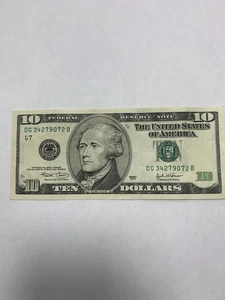 10 Dollar Bill, Older, 2003 - Picture 1 of 8