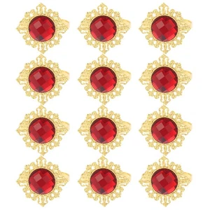 12 Piezas Servilletero Anillo Cena Fiesta Soporte para Granja Anillos Decoración de Mesa - Imagen 1 de 12