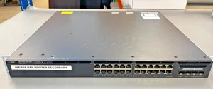 Cisco Catalyst 3650 24 puertos 10/100/1000 Ethernet y enlace ascendente 2x10G -WS-C3650-24TD-S - Imagen 1 de 5