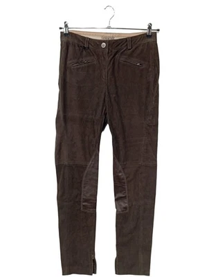 SCHACKY & JONES Pantalón de cuero Mujeres Pantalón Talla EU 38 marrón - Imagen 1 de 4