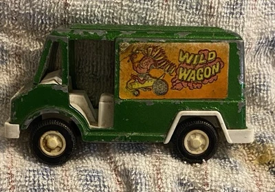 Tootsie Toy Panel Camión Verde con Calcomanía Wild Wagon - De Colección 1970 Foto 1 de 4