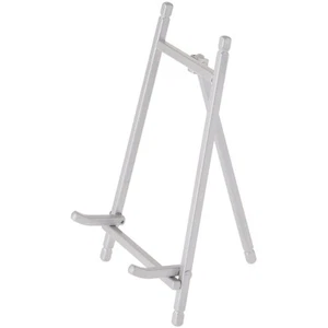 Caballete de metal plateado satinado Bard's, 7" H x 4,25" W x 4,5" D - Imagen 1 de 3