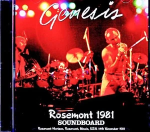 GENESIS ROSEMONT 1981 SOUNDBOARD (2CD) - Bild 1 von 3