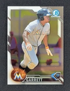 Stone Garrett 2016 Topps Bowman Chrome #BCP9 Miami Marlins Prospect Nationals - Picture 1 of 2