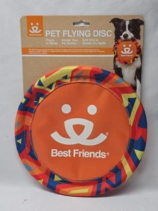 Dog Frisbee 10" Floating Flying Disc Toy For Medium To Large Dogs - BEST FRIENDS - Picture 1 of 3