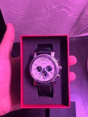 Reloj Morphic Serie M89 Cronógrafo Correa Cuero con Fecha - 600 $ Minorista MPH8901 Foto 1 de 4