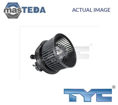 526-0010 INTERIOR BLOWER FAN MOTOR LHD ONLY FRONT TYC FOR PEUGEOT 206,206 SW - Image 1 of 4
