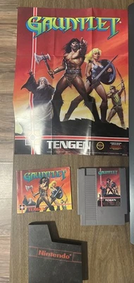 Cartucho manual y póster Gauntlet NES 1985 tal cual Foto 1 de 4