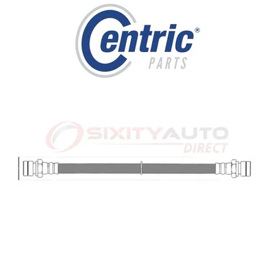 Centric Brake Hydraulic Hose for 1973-1979 Volkswagen Super Beetle 1.6L H4 - ju Foto 1 de 4