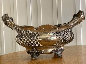 WUNDERSCHÖNE - antike H.F. Wichman Sterling dekorative durchbohrte Schale - Bild 1 von 18