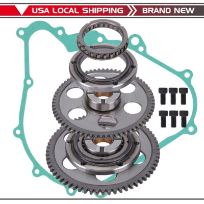 Starter Clutch w/Gear Idler Gasket for Yamaha Wolverine 450 YFM450 4x4 2006-2010 - Image 1 of 4
