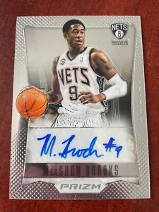 12-13 PANINI PRIZM AUTOGRAPH - MARSHON BROOKS #12 BROOKLYN NETS - Bild 1 von 1
