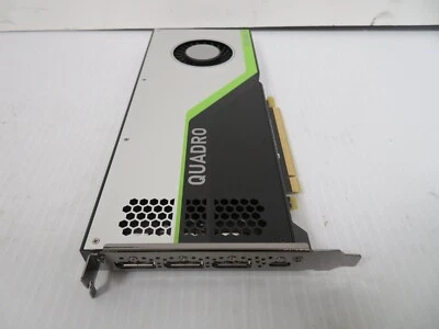 Dell NVIDIA Quadro RTX 4000 GPU 8GB GDDR6 Video Graphics Card 3xDP USB-C N6V6F - Image 1 of 4